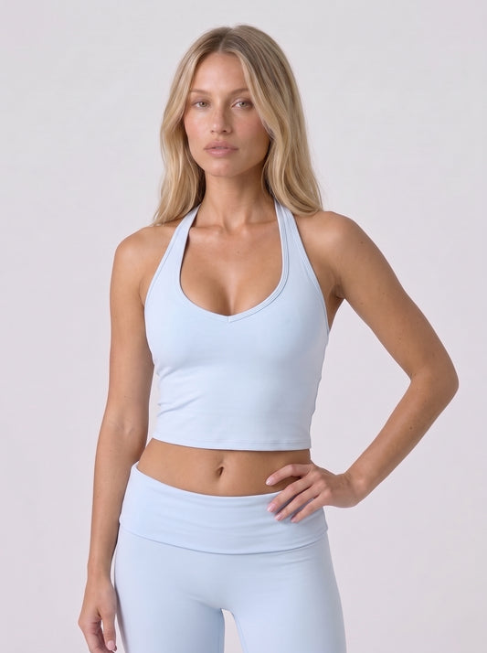 The Europa Top — Light Blue
