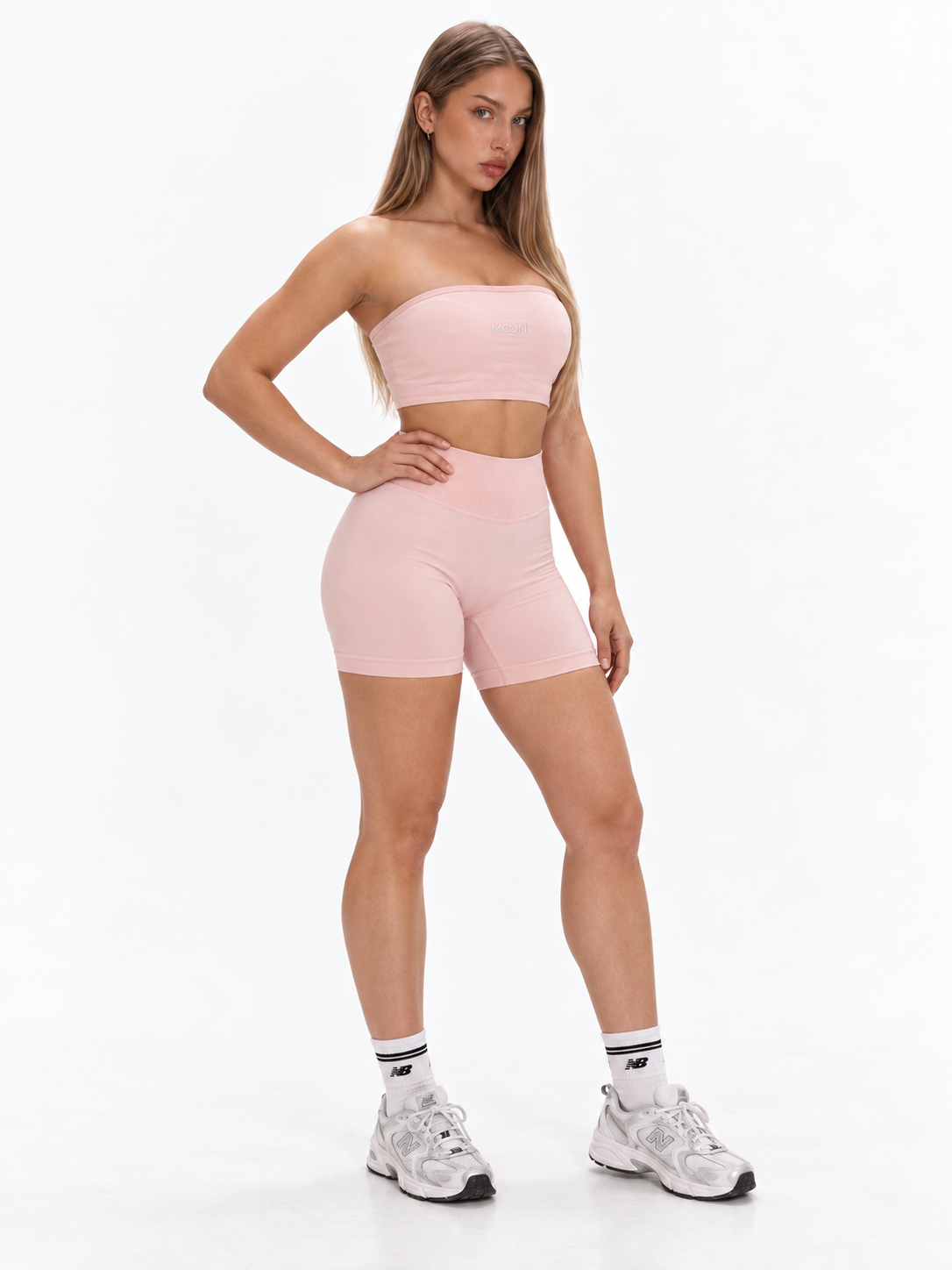 The Eclipse Bandeau Set — Rose
